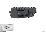 61319359831 - Vehicle Electrical System: Switch, Seat Adjustment, Memory, Left for Mini: Cooper C, Cooper S, Countryman S ALL4, Countryman SE ALL4, JCW, JCW Countryman ALL4 Image image