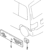 LA01515B0A - : Side Marker Lamp for Mazda: 626, MPV, MX-6 Image