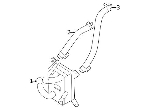 Trans Oil Cooler Lines for 2021 Hyundai Sonata #0