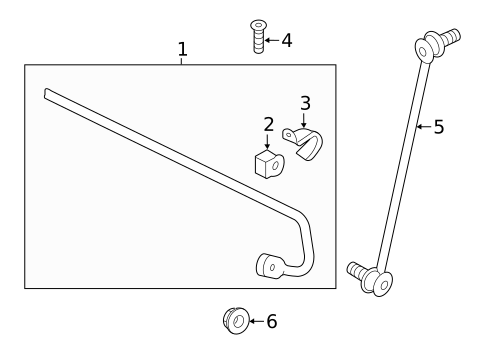 Stabilizer Bar & Components for 2021 Audi TTS Quattro #0