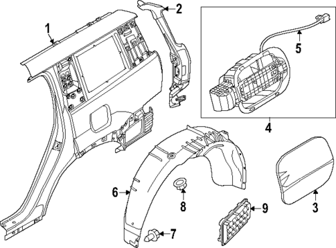 Fuel Door for 2024 Hyundai Santa Fe #0