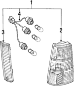 2655024A00 - : Tail Lamp Assembly for Nissan: Sentra Image