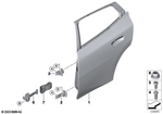 41525A58A05 - Bodywork: Left Rear Door for BMW Image