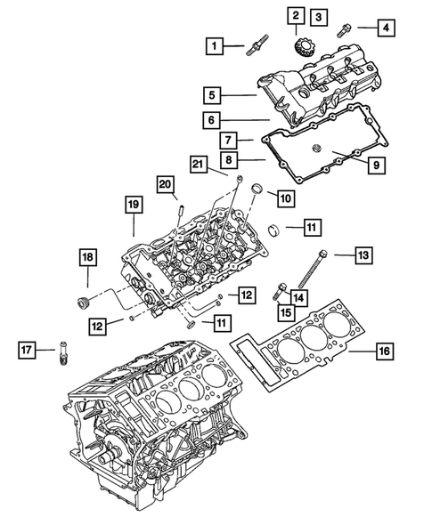 Cylinder Head for 2007 Dodge Charger #0