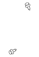 808508991E - Body: Door Weather-strip Clip for Nissan: Cube, Micra, NV200, Versa Image