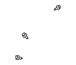 808501FA0B - Body: Door Weather-strip Clip for Nissan: Cube, Juke, Micra Image