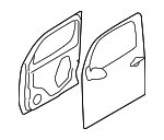 HMA0M1FCMA - Body: Door Shell for Nissan: Cube Image