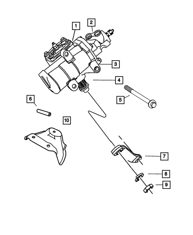 5086848AA - Steering: Steering Gear Cover Seal for Mopar Image image