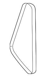 B6BF18381 - Cooling System: Alternator Belt for Mazda: Miata, MX-3, Protege Image