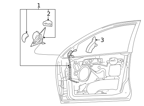 Outside Mirrors for 2001 Ford Focus #0