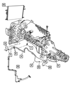 4815987AA - Cooling: Power Steering Hose Clip for Mopar Image