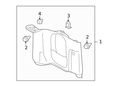 Interior Trim - Quarter Panels for 2011 Nissan Cube #0
