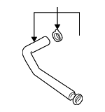 2892022601 - Emission System: Vapor Hose for Hyundai: Accent Image