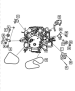 R4606822AA - Electrical: Engine Generator, Remanufactured for Mopar Image
