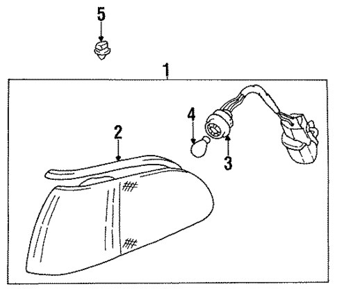 Side Marker Lamps for 1994 Hyundai Scoupe #0