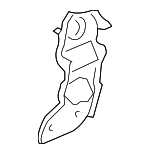 89041873 - Body: Bracket for Chevrolet: Equinox | Pontiac: Torrent Image