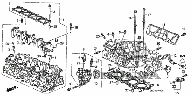 Cylinder Head for 2006 Honda Civic #0