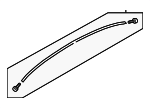 91046AL01A - Body: Roof Molding for Subaru Image