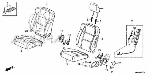 Front Seat (L.) for 2013 Acura ILX #0