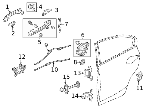 Lock & Hardware for 2019 Honda Civic #0