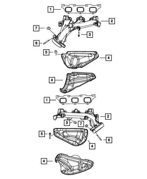 Manifolds and Vacuum Fittings for 2010 Chrysler 300 #0