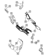 CENTER BEARING - SHIELD 68069922AC