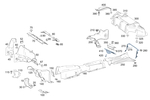 2476824900 - Exhaust System: Shielding for Mercedes-Benz: 180A, 180b, 220a, A220, CLA250, CLA35 AMG, GLA250, GLB250 Image