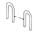 8N7880119B - Body: Roll Bar for Audi: TT, TT Quattro Image