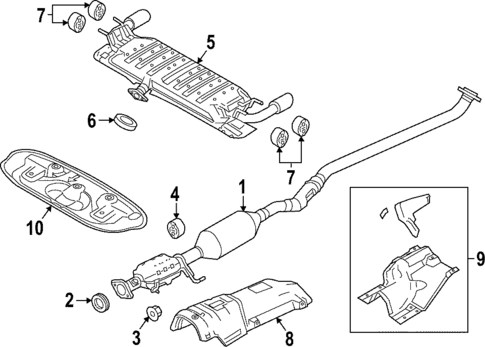 Exhaust Components for 2023 Mazda 3 #0