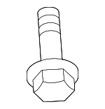 8922478J01 - Fuel System: Strap Mount Bolt for Suzuki Image