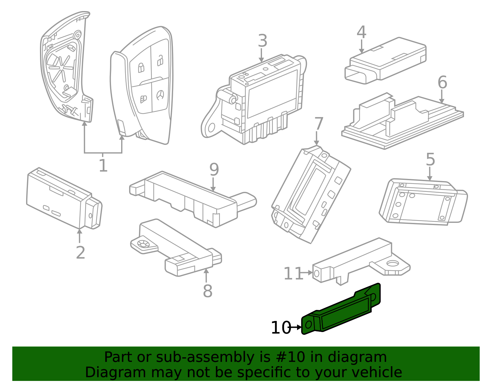 2024-2026 Acura ZDX Keyless Entry Antenna 13545328 | OEM Parts Online