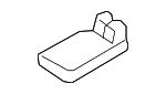 6977A395XA - Body: Seat Track Cover for Mitsubishi Image