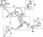 NL3Z19A566A - : Vacuum Reservoir for Ford Image