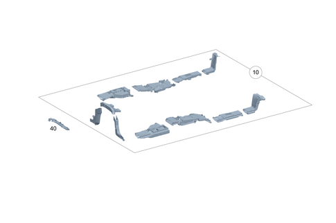 Cable Covers and Cable Ducts for 2025 Mercedes-Benz Maybach S580 #0