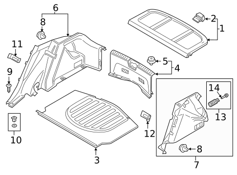 Interior Trim - Rear Body for 2021 Hyundai Veloster N #0
