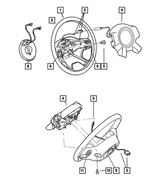 1AZ511DHAB - : Speed Control Switch, Left for Mopar Image