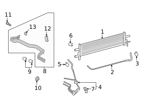 Oil Cooler for 2018 Ford F-350 Super Duty #0