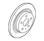 31499632 - Brakes: Rotor for Volvo: C30, C70, S40, V50 Image