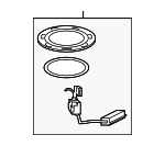17047TXMA00 - : Fuel Gauge Sending Unit for Honda: Insight Image