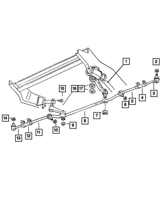 5017671AA - Steering: Tie Rod End Socket Package for Mopar Image
