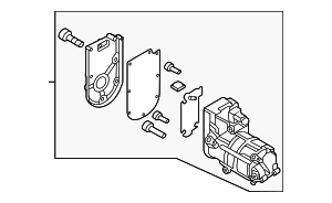 97729JI500 - HVAC: Compressor Assembly for Hyundai Image