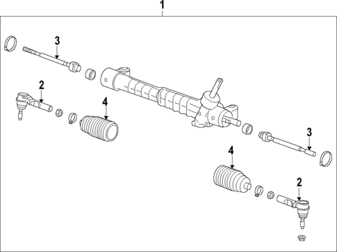 Steering Gear & Linkage for 2013 Cadillac XTS #1