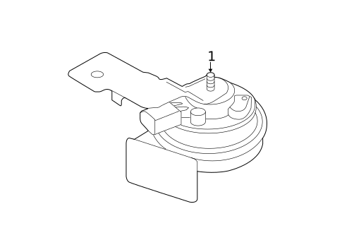 Horn for 2018 Audi A3 Quattro #0
