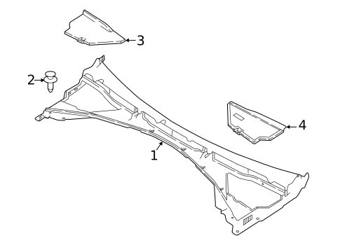 Cowl for 2019 Land Rover Range Rover Velar #0