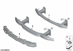 51112990188 - : Carrier, Bumper Front for BMW Image