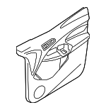 KT1Z6023942BC - Body: Door Trim Panel for Ford: Transit Connect Image
