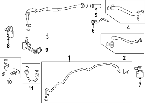 Hoses & Pipes for 2025 Lexus RX450h+ #0