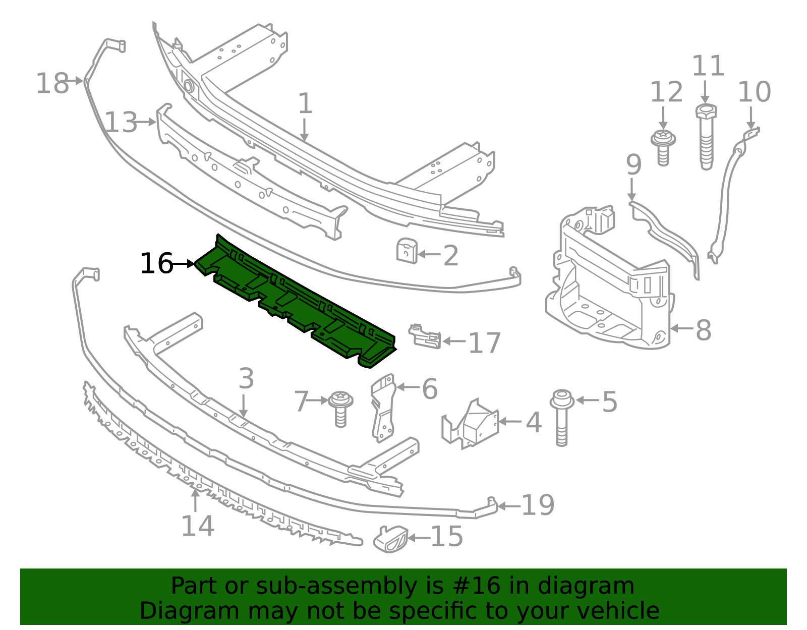 51747359795 - 2016-2023 BMW Cross-Member (51-74-7-359-795) | BMW