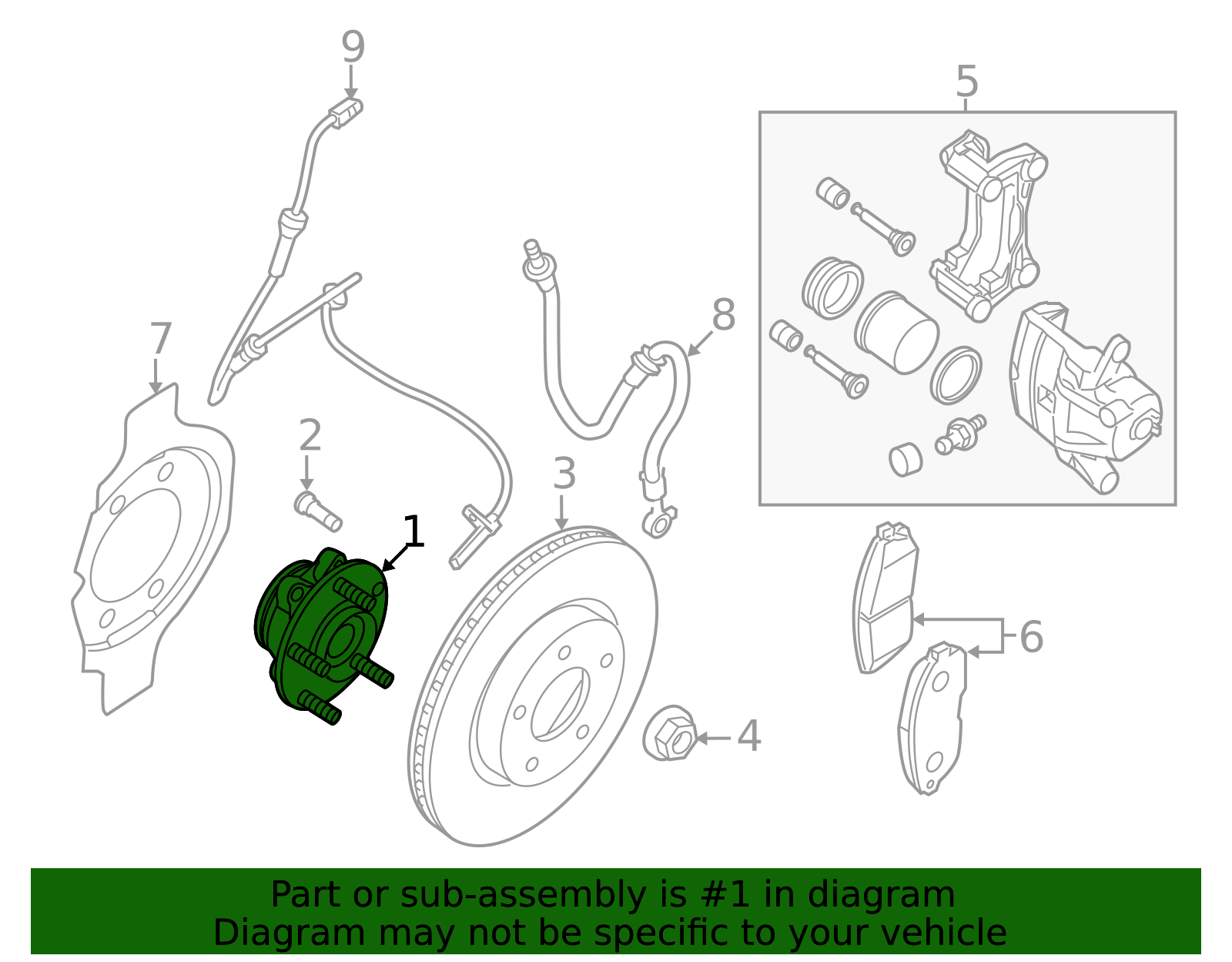 402023JA1A - Hub Assembly 2007-2023 Nissan | Nissan Canada Parts