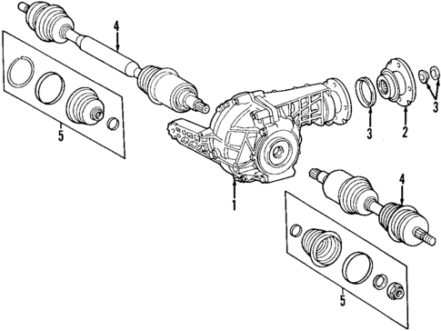 Front Axle for 1999 Mercedes-Benz ML 320 #0